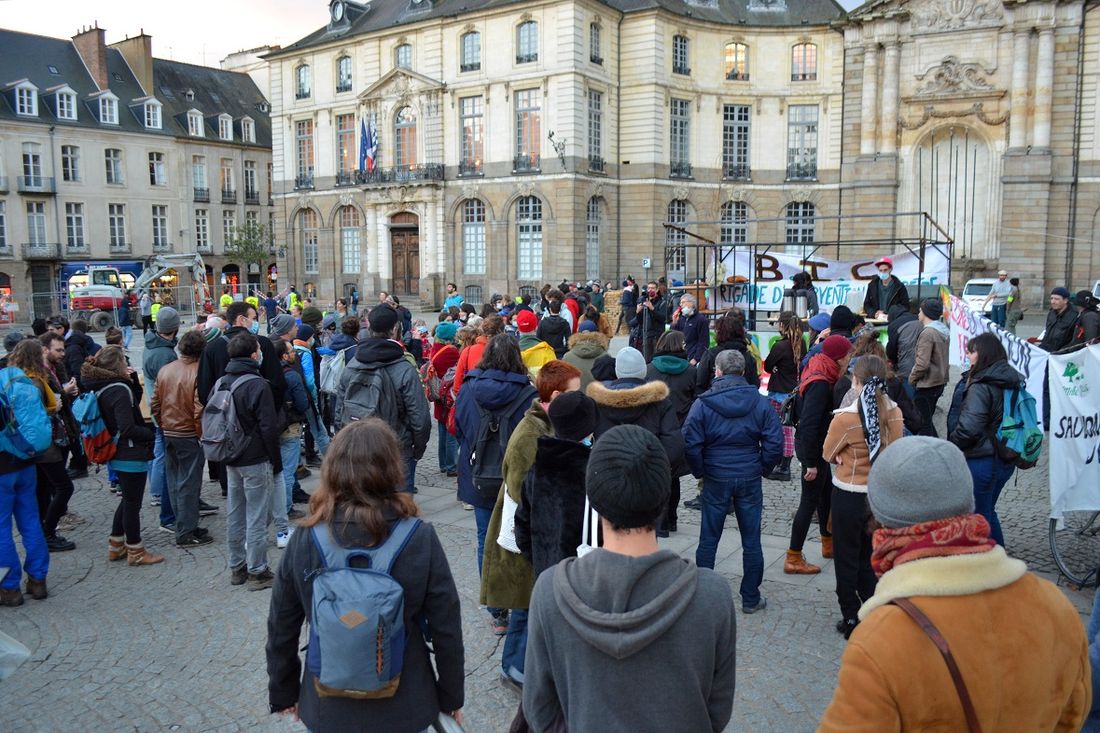 Manifestation à Rennes contre les projets d'urbanisation
